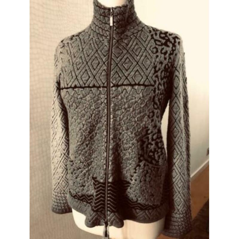 Monari vest maat 38. grijs / zwart