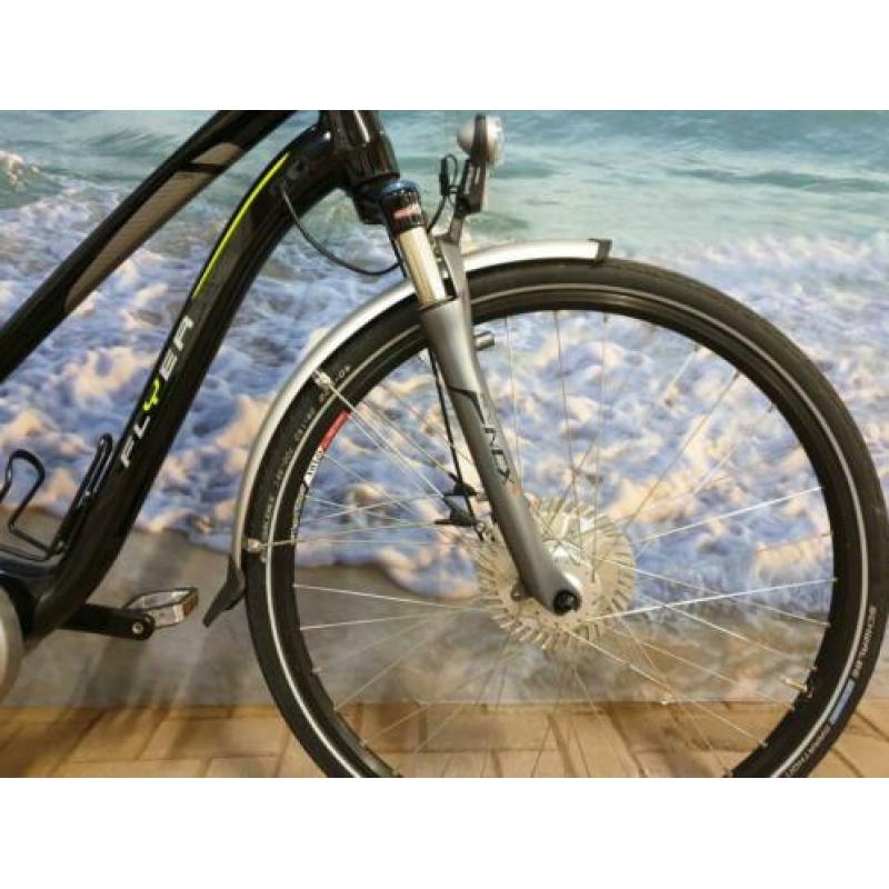 3400km! Flyer T8 damesfiets middenmotor 540Wh Accu!
