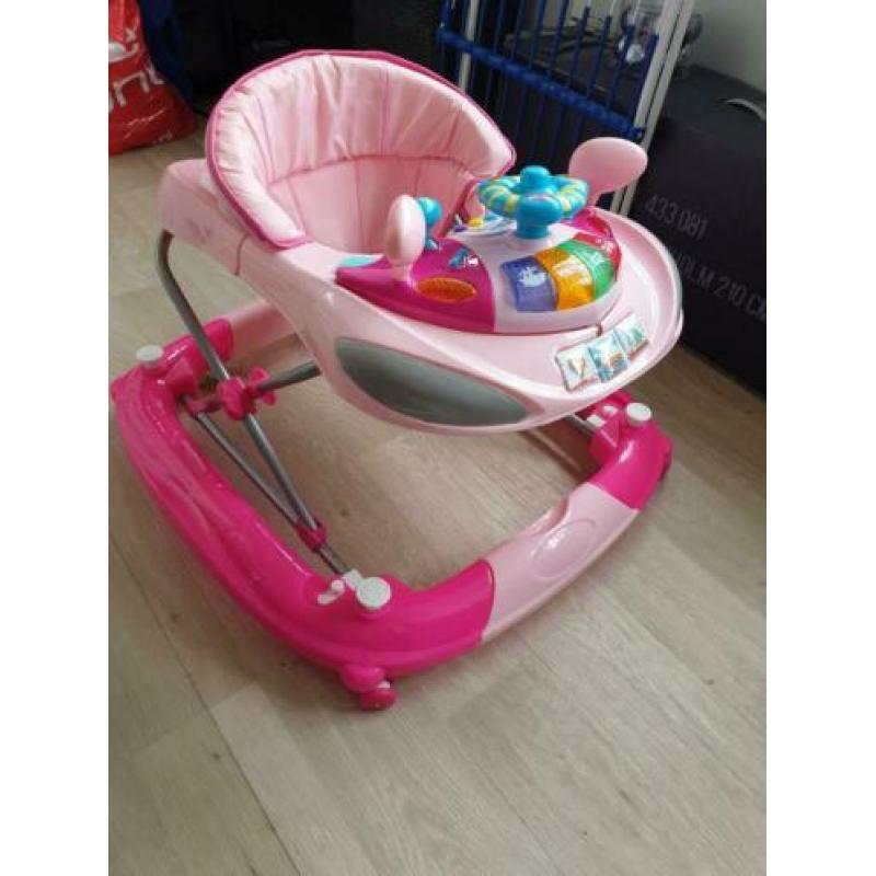 Roze loopstoeltje