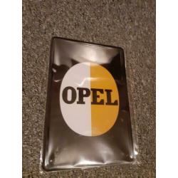 OPEL emaille bordje