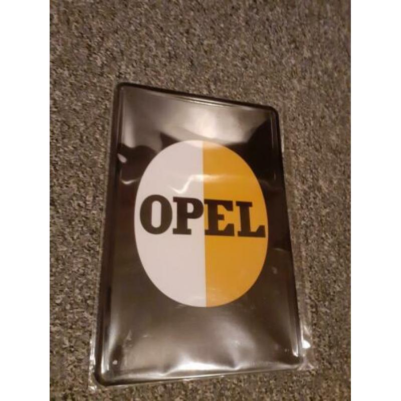 OPEL emaille bordje