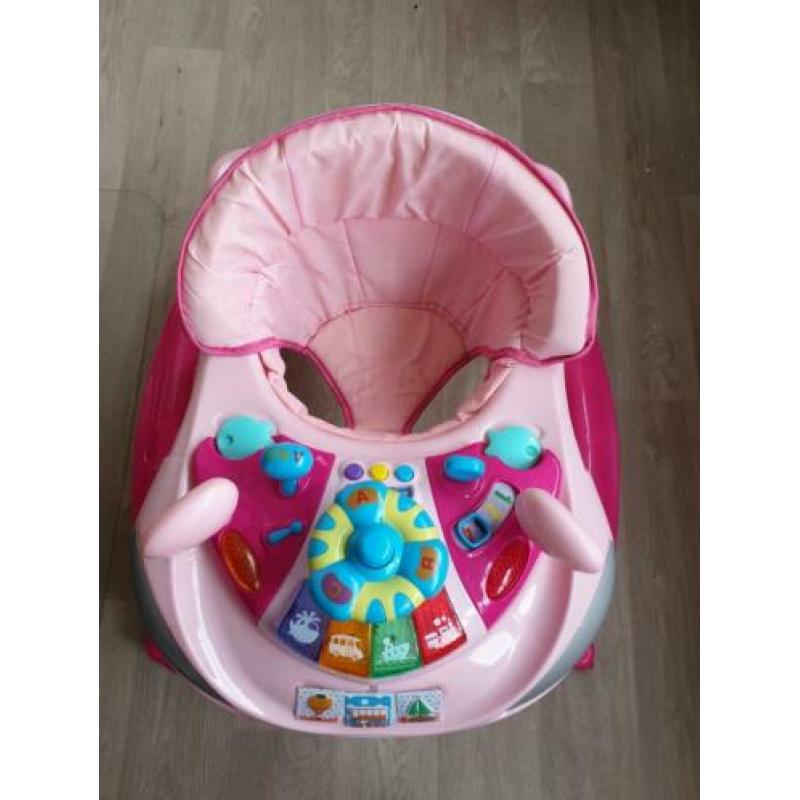 Roze loopstoeltje