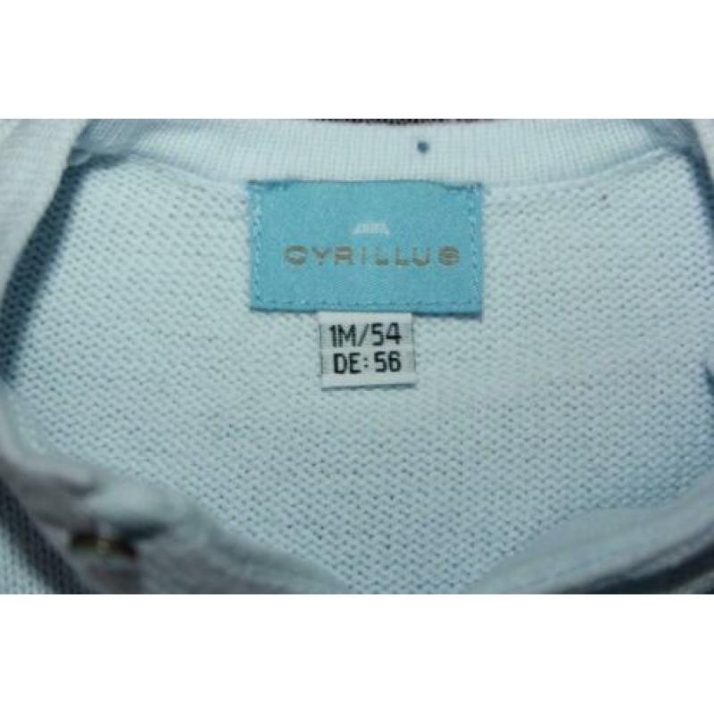 Blauw vestje van Cyrillus maat 56 (3694)