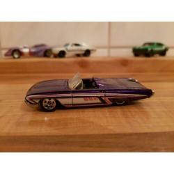 Hotwheels '63 T-Bird Ford Thunderbird Paars Wit