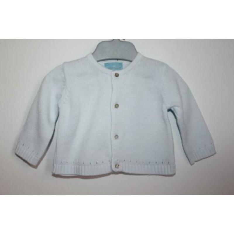Blauw vestje van Cyrillus maat 56 (3694)
