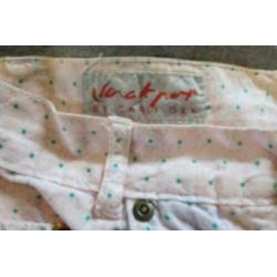 Jackpot roze met groene stippe broek maat 36