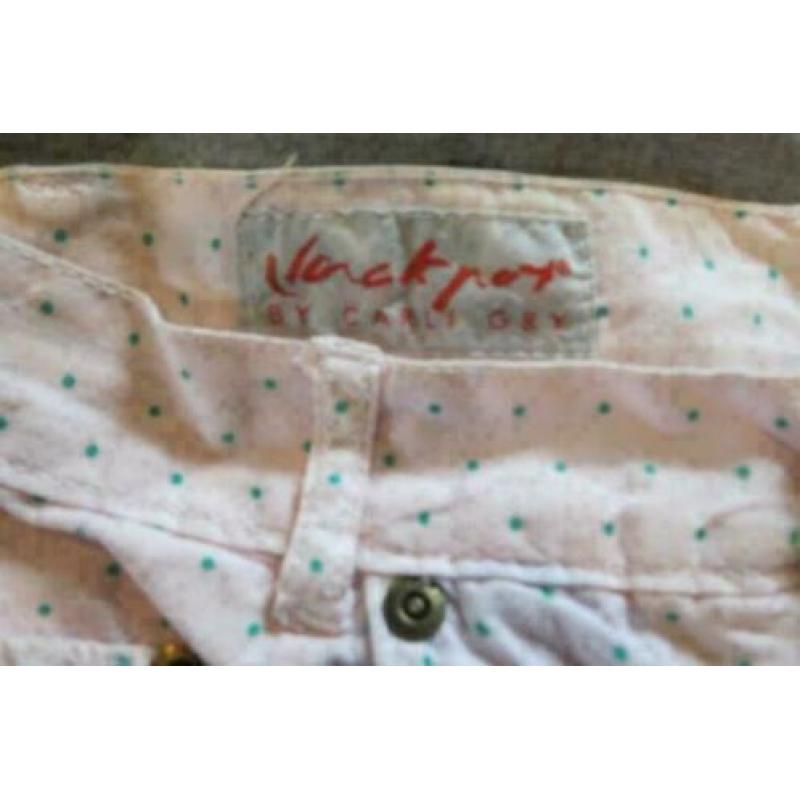 Jackpot roze met groene stippe broek maat 36