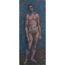 ==staand mannelijk naakt==ca 1930==