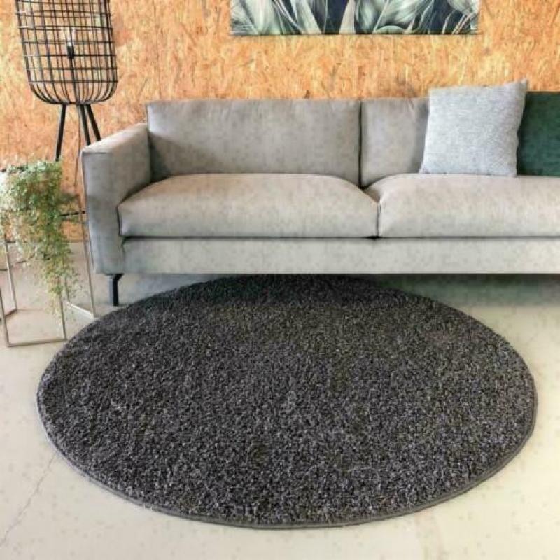 Hoogpolig Vloerkleed rond - Shaggy Collection