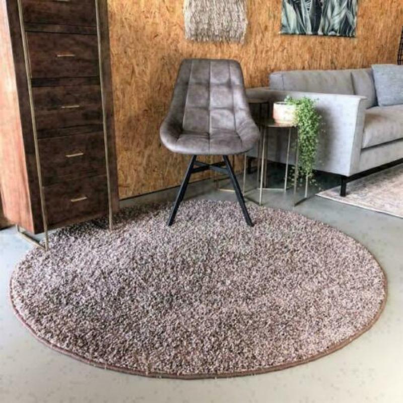 Hoogpolig Vloerkleed rond - Shaggy Collection