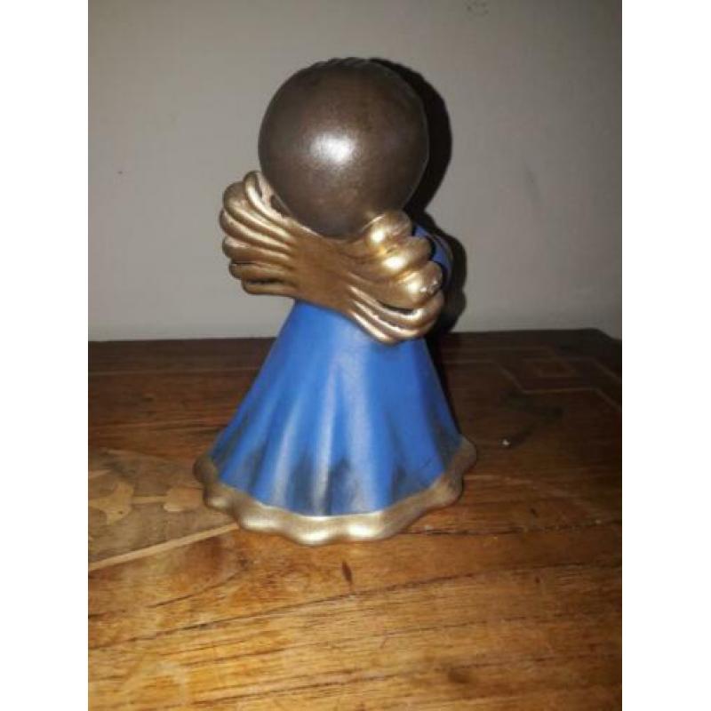 Thun engel met blauwe jurk, 15 cm
