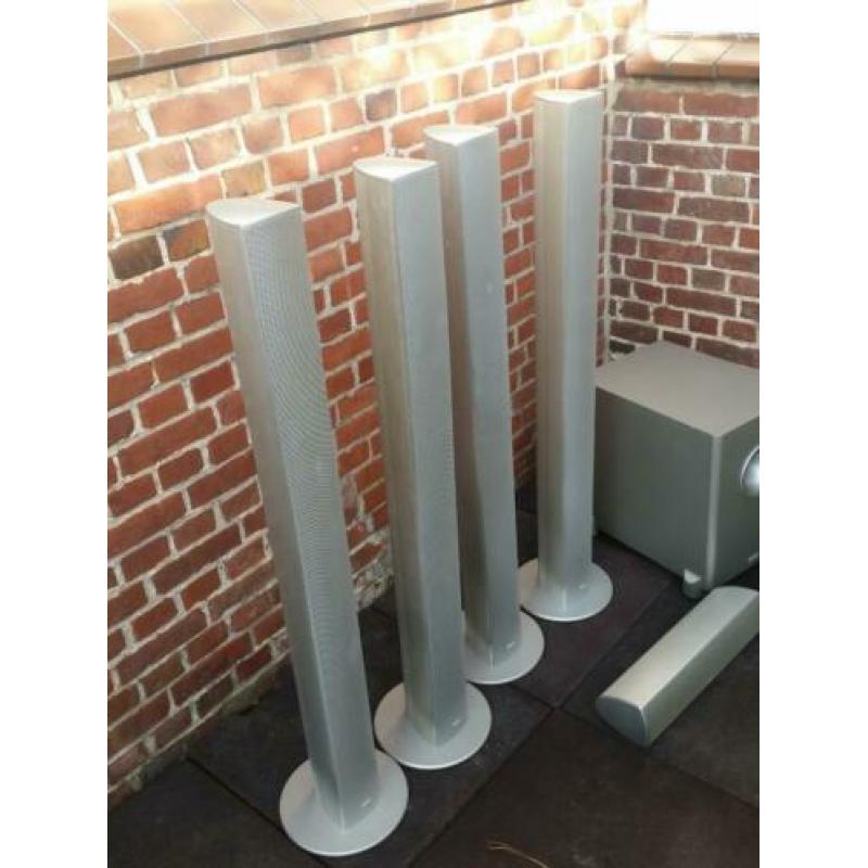 Surroundset Needle Alu Super / Magnat / Actieve subwoofer