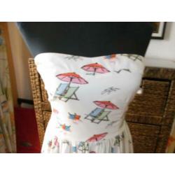 ATMOSPHERE heerlijk zomer jurkje/jurk strapless mt 36