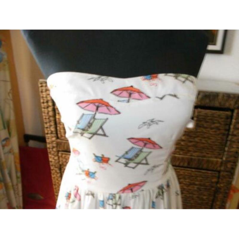 ATMOSPHERE heerlijk zomer jurkje/jurk strapless mt 36