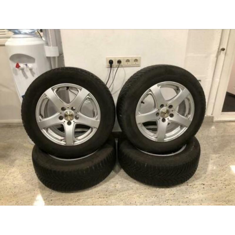 16inch winterbanden met velgen 5x112 skoda volkswagen ?