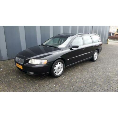 Volvo V70 2.4 D 2004 Zwart airco clima