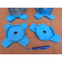 Stabilisatievoet voor C 206 brander Campingaz voetje blauw .
