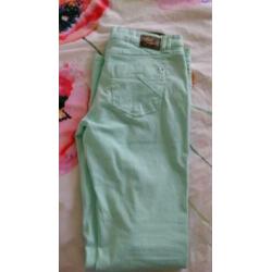 Mintgroene Skinny Jeans - Sublevel Trademark - Maat 38