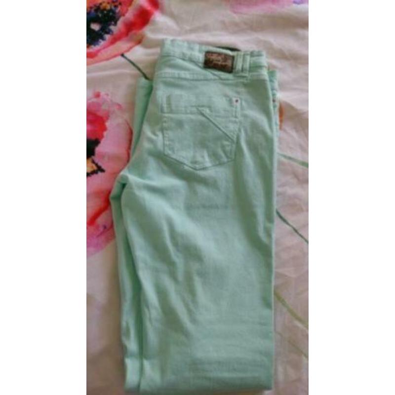 Mintgroene Skinny Jeans - Sublevel Trademark - Maat 38