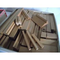 Te koop vintage / retro hout bouw doos: Profil 2 / 300 stuks