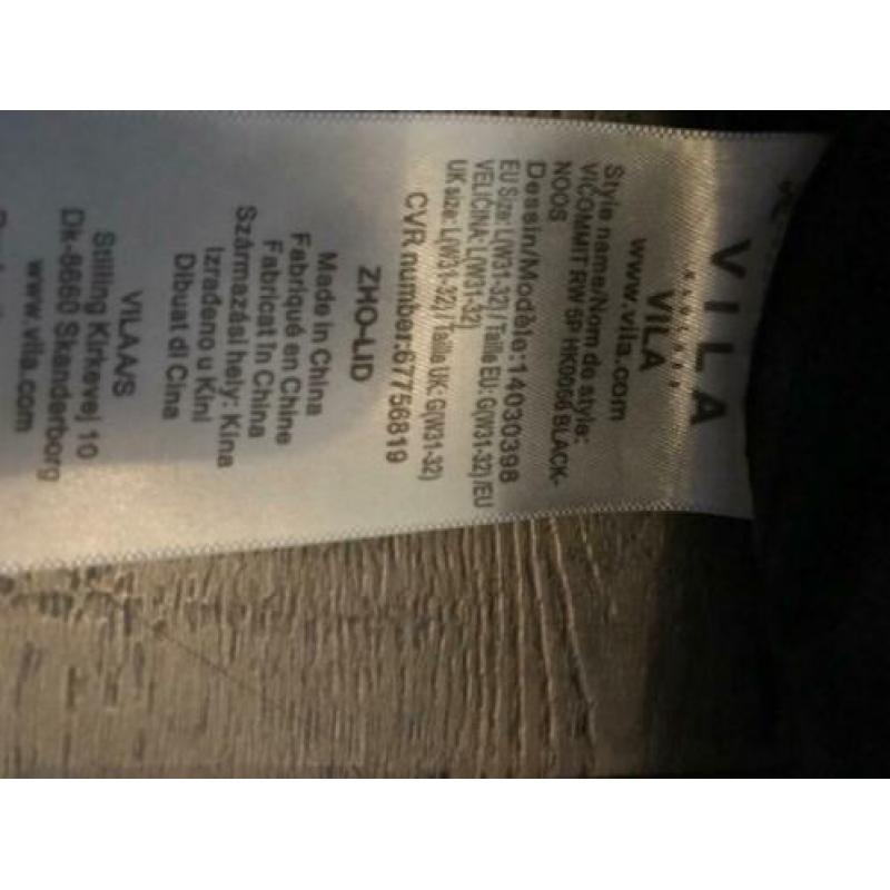 hippe Vila-skinny jeans, m 31 (L), zwart, prima staat, 7,50!