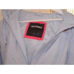 Abercrombie lichtblauw jack maat S