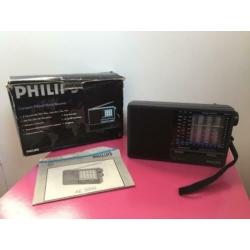 Philips AE3205 Wereldontvanger Radio Compact 9 Bands Vintage