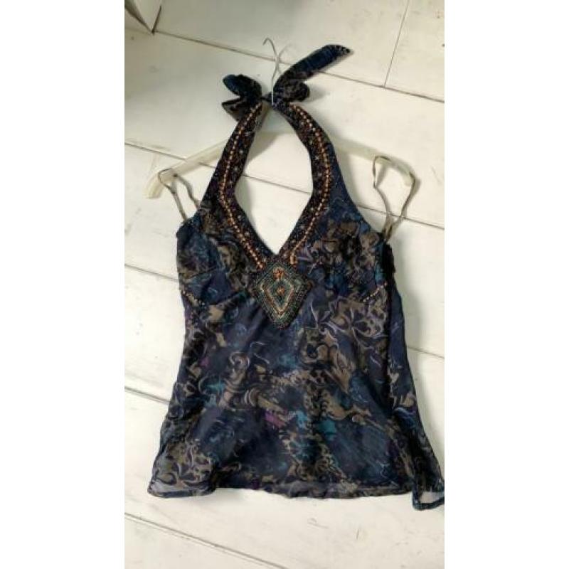 Prachtige bohemian style halter top Vero moda mt S/36