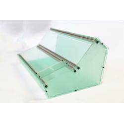 Eurorack case 6U 104HP semi-transparant plexiglas