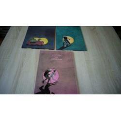Alain Moreua stripboeken hardcover 3 stuks zgan