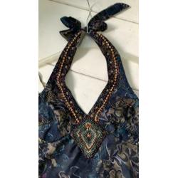 Prachtige bohemian style halter top Vero moda mt S/36