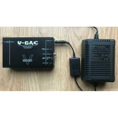 Musical Fidelity V-DAC met SBooster BOTW Voeding