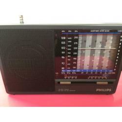 Philips AE3205 Wereldontvanger Radio Compact 9 Bands Vintage