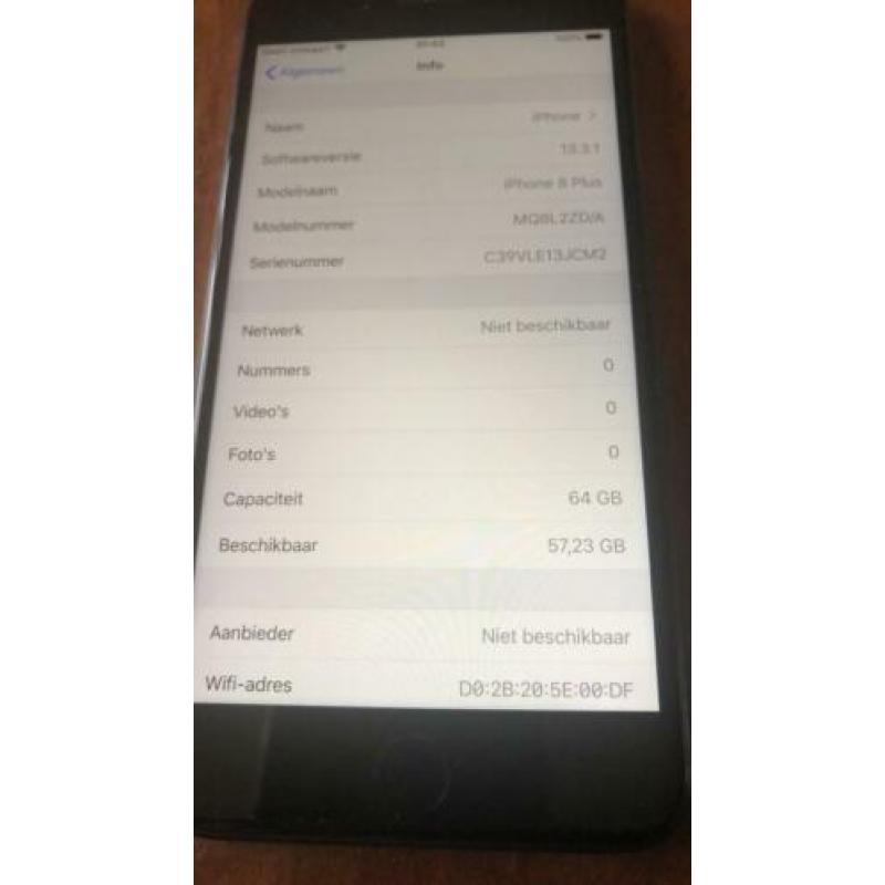 Iphone 8 Plus 64gb, inruil mogelijk