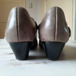 Zgs Gabor leer pumps 39 taupe