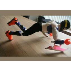 Action man op schaats