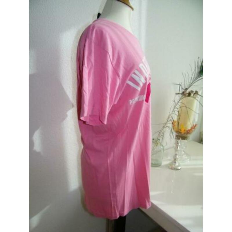 CULT EDITION Heren Shirt Roze Maat L