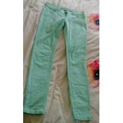 Mintgroene Skinny Jeans - Sublevel Trademark - Maat 38