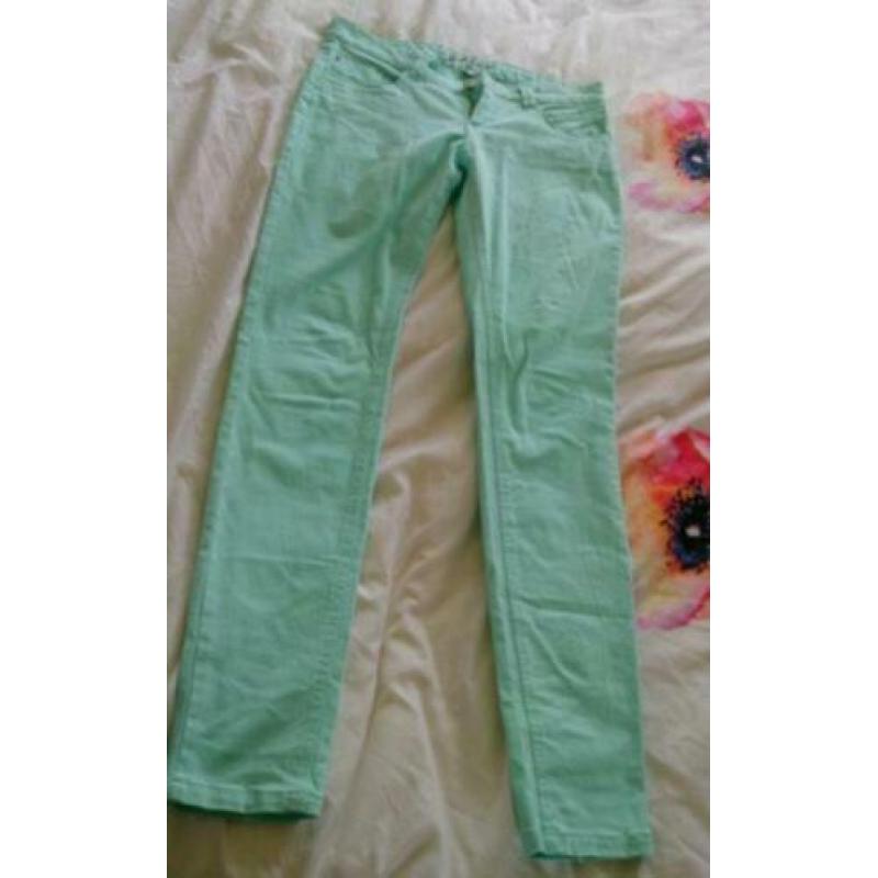 Mintgroene Skinny Jeans - Sublevel Trademark - Maat 38