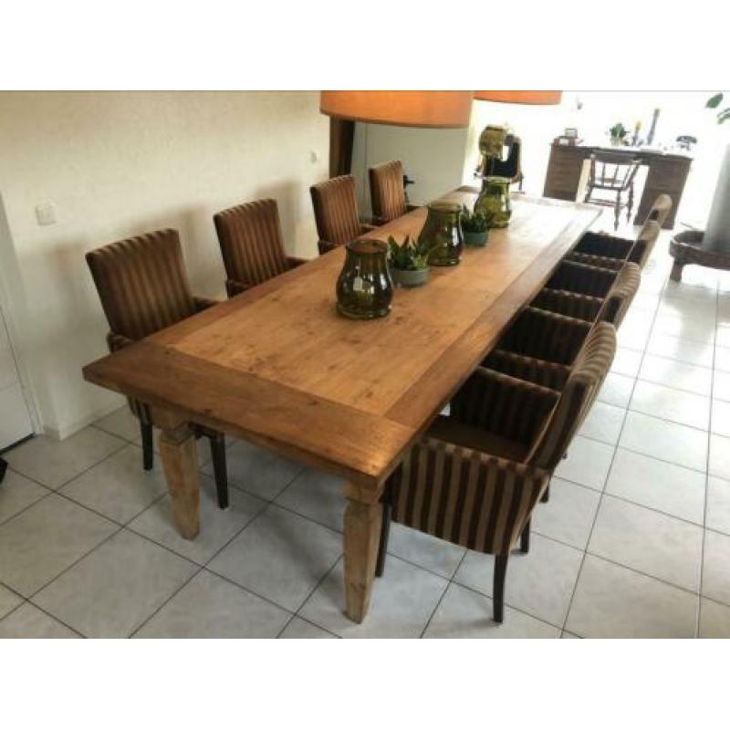 Eetkamerstoelen 8 stuks evt met tafel