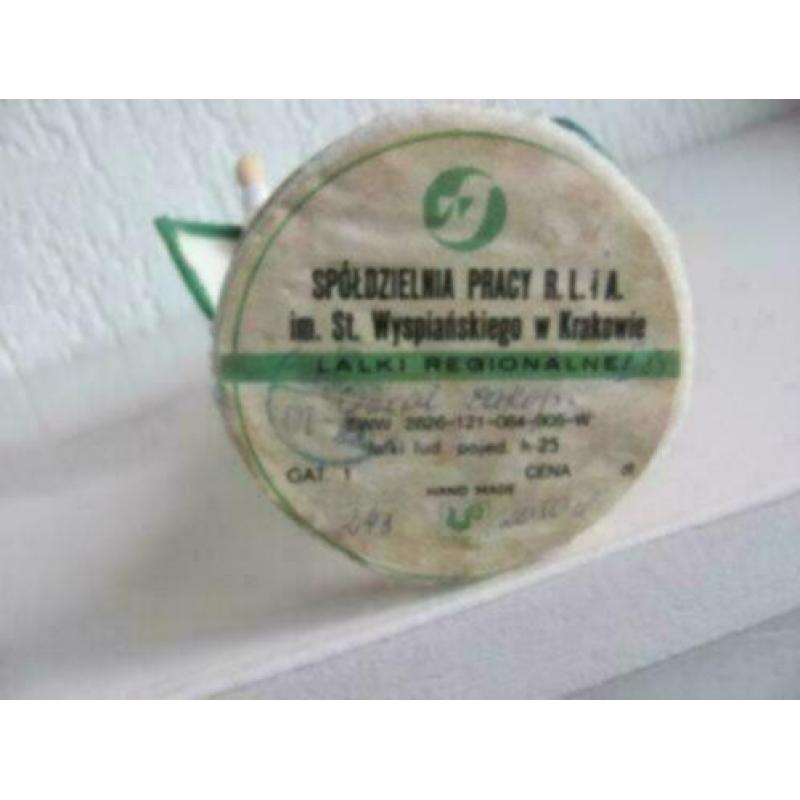 Polen pop Poolse danser handgemaakt Krakau 25 cm