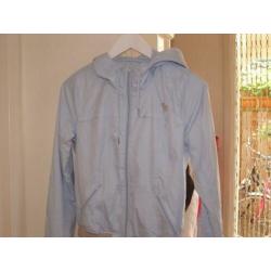 Abercrombie lichtblauw jack maat S