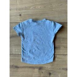 Z.g.a.n. Blauw shirtje met borzakje, Prénatal, maat 80