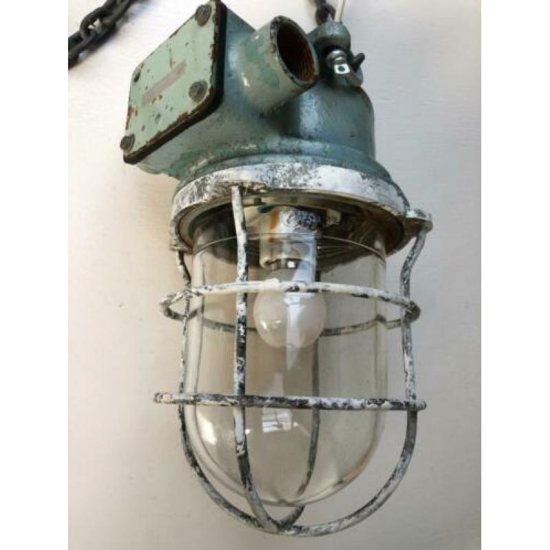 Kokosha Industriële Scheepslamp | Hang/wand lamp | 2 stuks