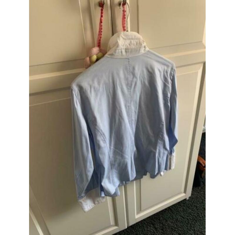 BLOUSE JOSEPHINE 44. Lichtblauw. Werkelijk zgan