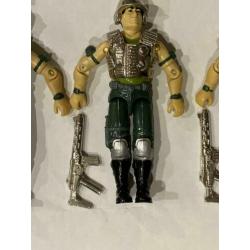 3 x GI Joe Super Trooper + Mail-in filecard