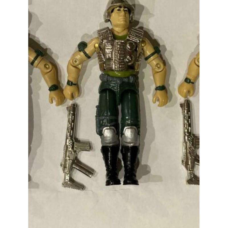 3 x GI Joe Super Trooper + Mail-in filecard
