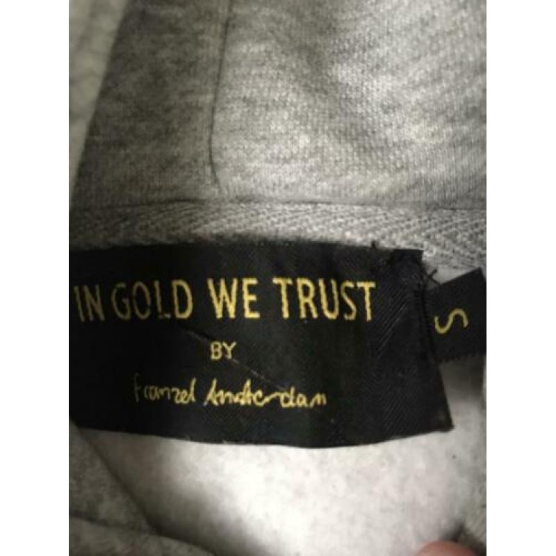 In gold we trust hoodie