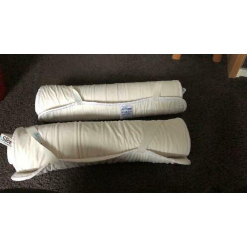 Aerosleep matras 2x evt incl bijbehorende aerosleep hoeslake