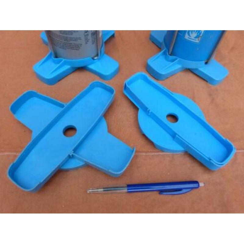 Stabilisatievoet voor C 206 brander Campingaz voetje blauw .
